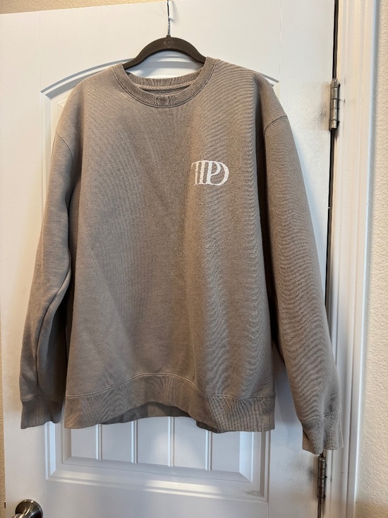 Taylor Swift Tops - Women’s sweatshirt - The Tortured Poets Department - Taylor Swiflight sage green